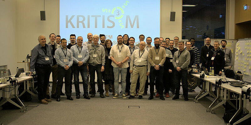 Kickoff Projektkonsortium von KRITIS³M am Fraunhofer Institut in Waischenfeld. Foto: Anita Baumann