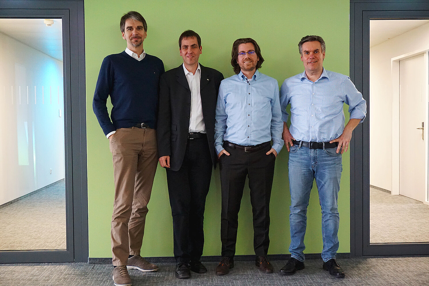 Die Verantwortlichen des Forschungsprojekts „EWORAM“. Foto: OTH Regensburg