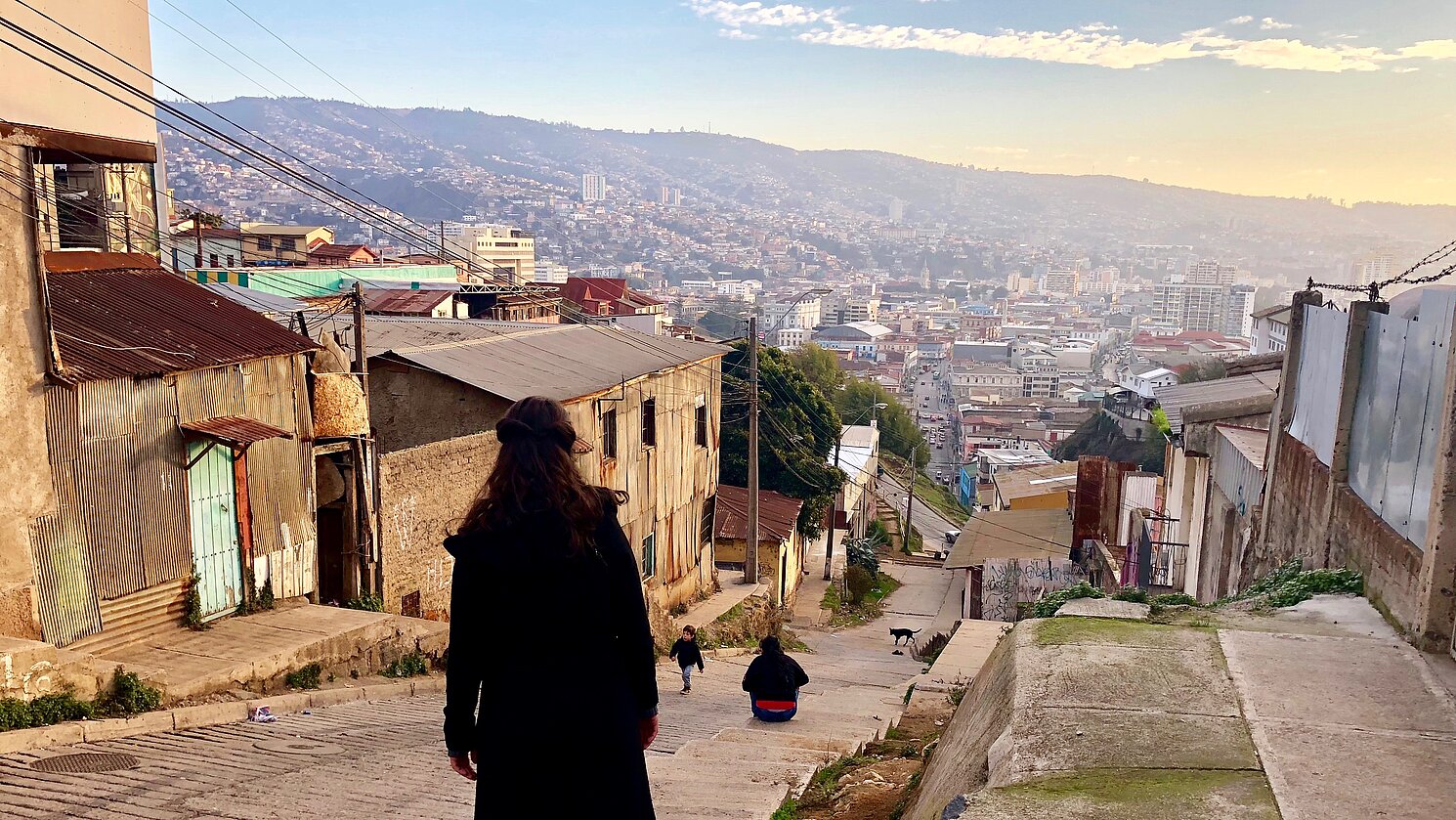 Die Regensburger IRM-Studentin Anastasia Rentzing verbrachte ein Auslandssemester im chilenischen Valparaíso. Foto: Friederike Brunke
