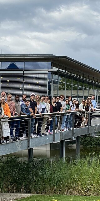 40 Studierende aus aller Welt waren im Rahmen der jährlichen IMSISS Summer School im August 2023 an der OTH Regensburg zu Gast. Foto: OTH Regensburg/Claudia Trotzke