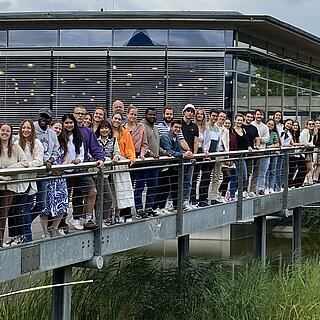 40 Studierende aus aller Welt waren im Rahmen der jährlichen IMSISS Summer School im August 2023 an der OTH Regensburg zu Gast. Foto: OTH Regensburg/Claudia Trotzke