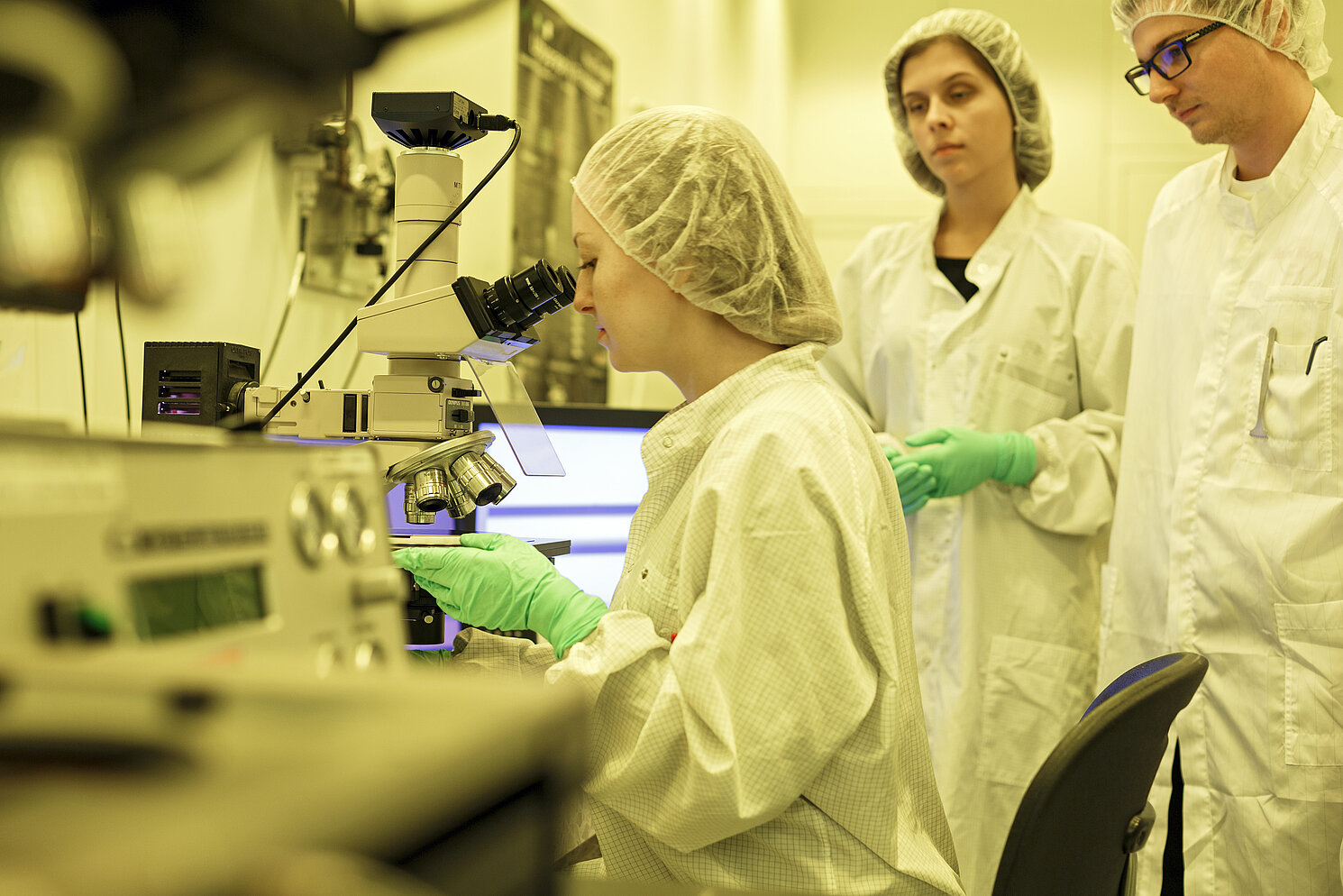 Das Reinraum-Labor der Ostbayerischen Technischen Hochschule Regensburg. Foto: OTH Regensburg