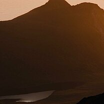 Mountain sunset