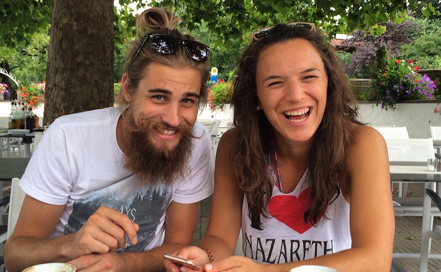 Für ein Semester ins Ausland: die beiden BWL-Studierenden Nazarena De Pol und Michael Rübel in Buenos Aires, Argentinien