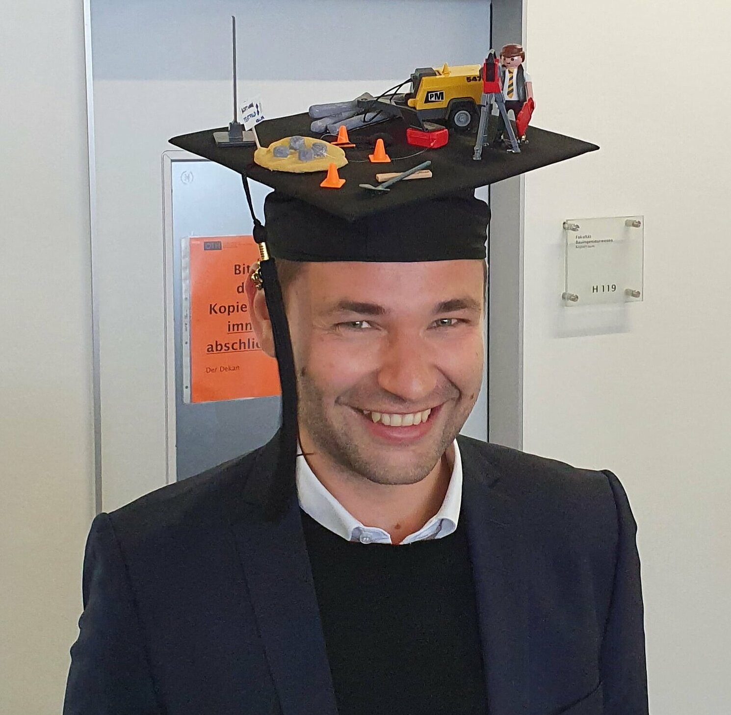 Hat seine Dissertation erfolgreich verteidigt: Maximilian Lerch. Foto: Thomas Neidhart