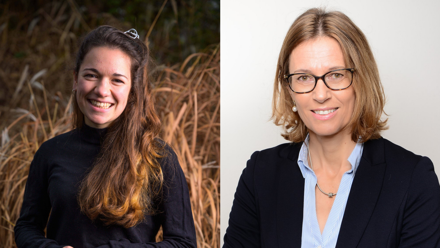 Von links: Rebekka Alena Mathis (Sozialpädagogin, B.A.) und Gudrun Bahr (Leitung und Kommunikationsmanagement, M.A.) sind die beiden Erstplatzierten des Förderpreises der Barmherzigen Brüder 2020.
