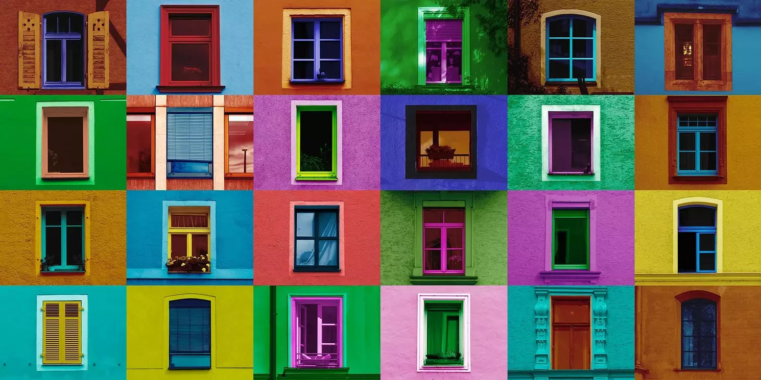 Bunte Fenster