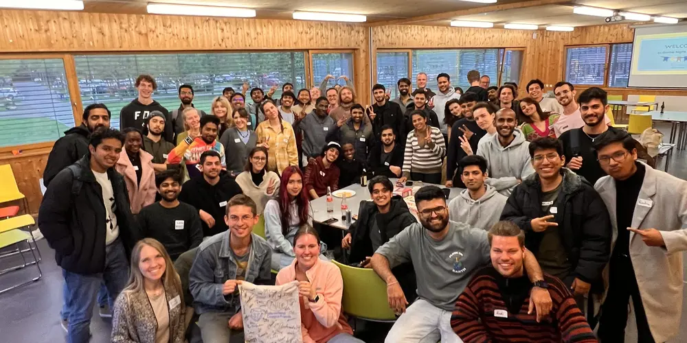 Gruppe von Studierenden bei einer Veranstaltung der International Campus Friends