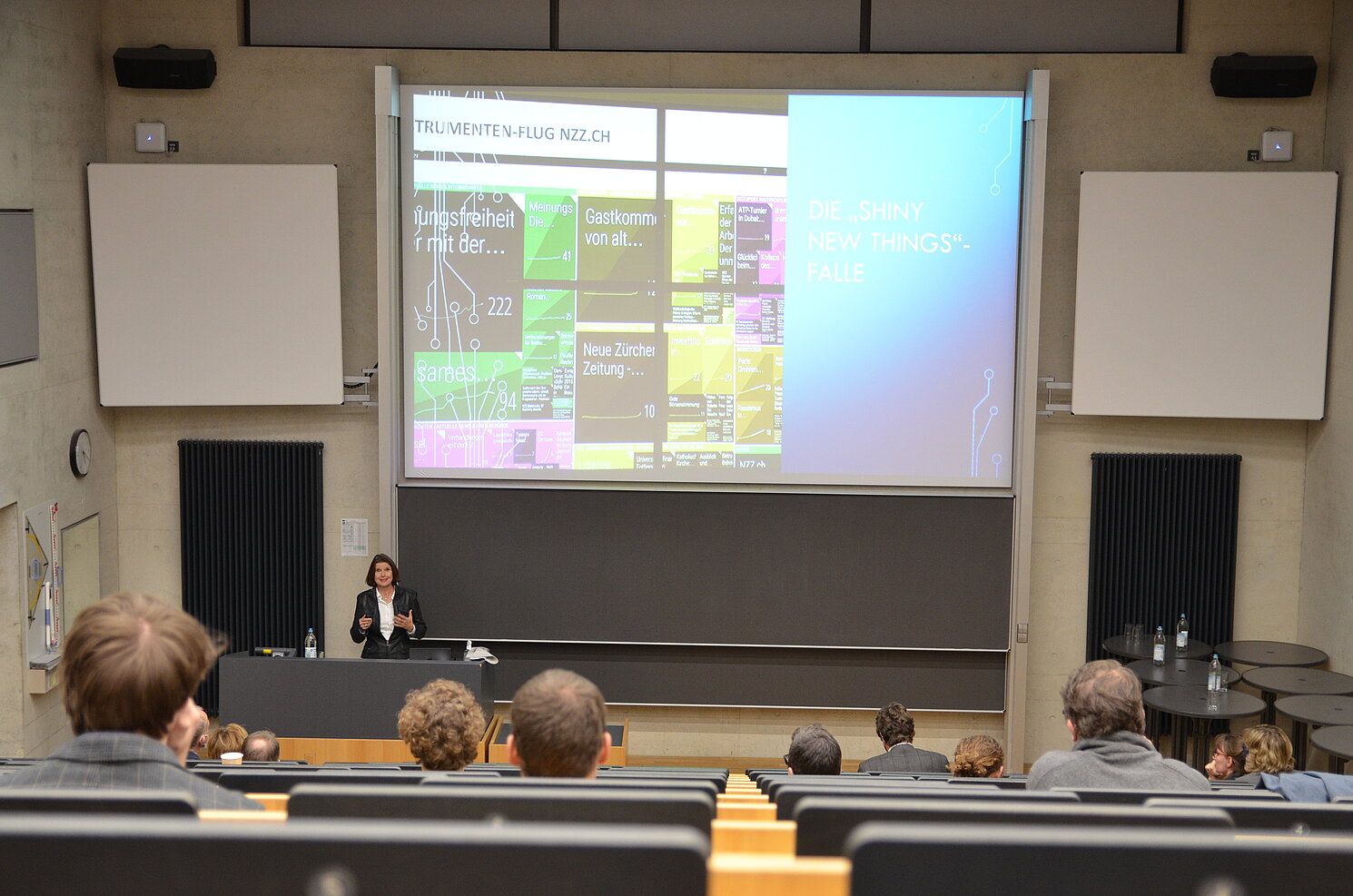 Prof. Dr. Alexandra Borchardt beschäftigte sich in ihrem Beitrag mit dem Thema „Freiheit“ im Kontext der digitalisierten Welt.