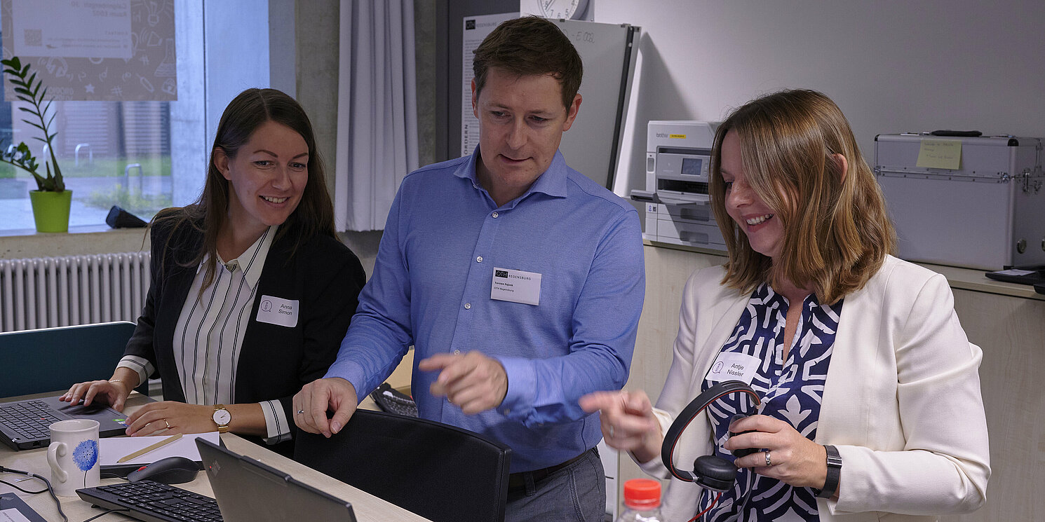 Orga-Team bei den Vorbereitungen