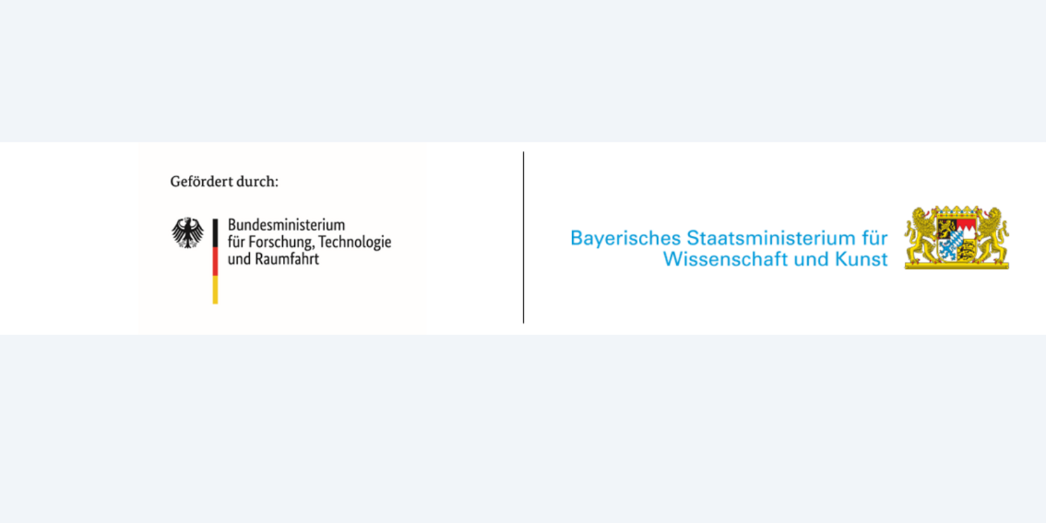 Logos des BMFTR und des StMWK