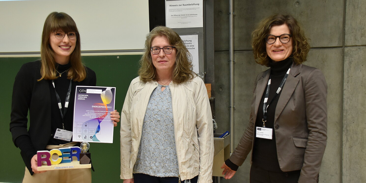 Vergabe RCER-Preis 2022 für Energieforschung an Lilli Mirlach  