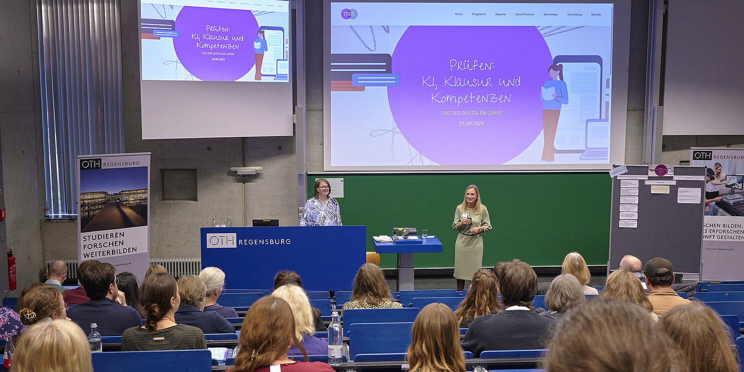 Begrüßung durch VP'in Prof. Birgit Rösel 