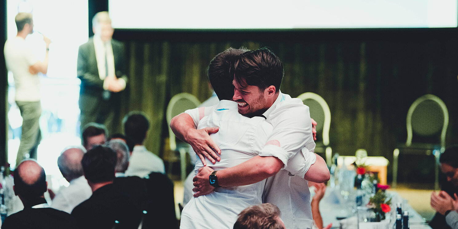 Hatten beim 25. BayStartUP Wettbewerb Nordbayern allen Grund, sich zu freuen: Die Gründer von 2Lock. Foto: Andreas Gebert