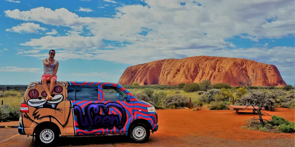 Student während Auslandspraktikum in Australien