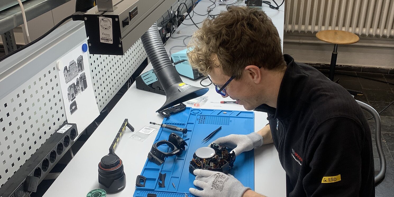 E-Tech Arbeitsplatz im MakerSpace