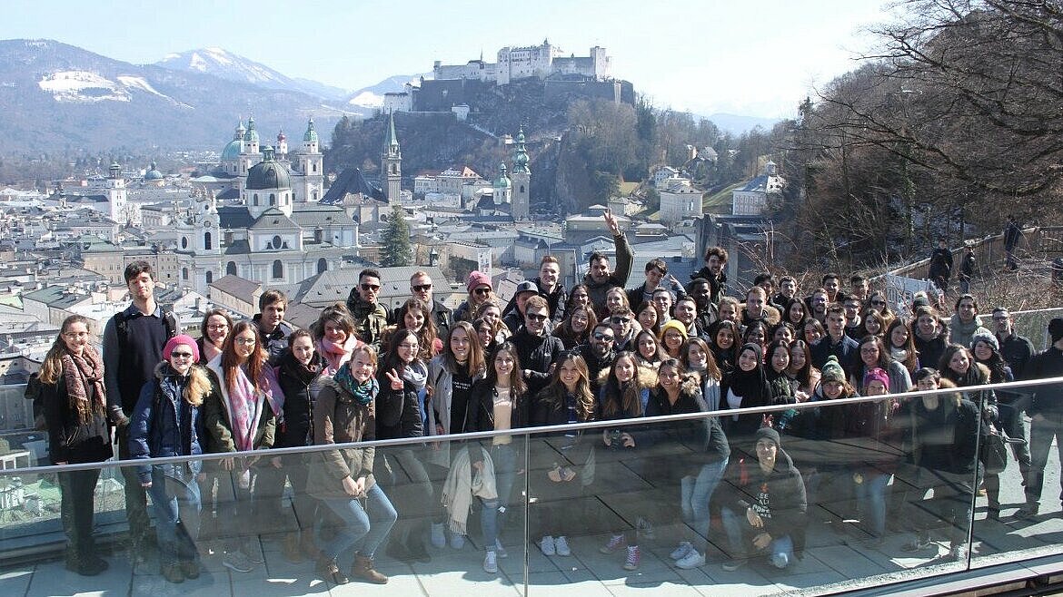Auf dem Programm, welches das Tutorenteam des Akademischen Auslandsamtes für die Austauschstudierenden organisierte, stand auch ein Ausflug nach Salzburg. Fotos: Anna-Maria Deml