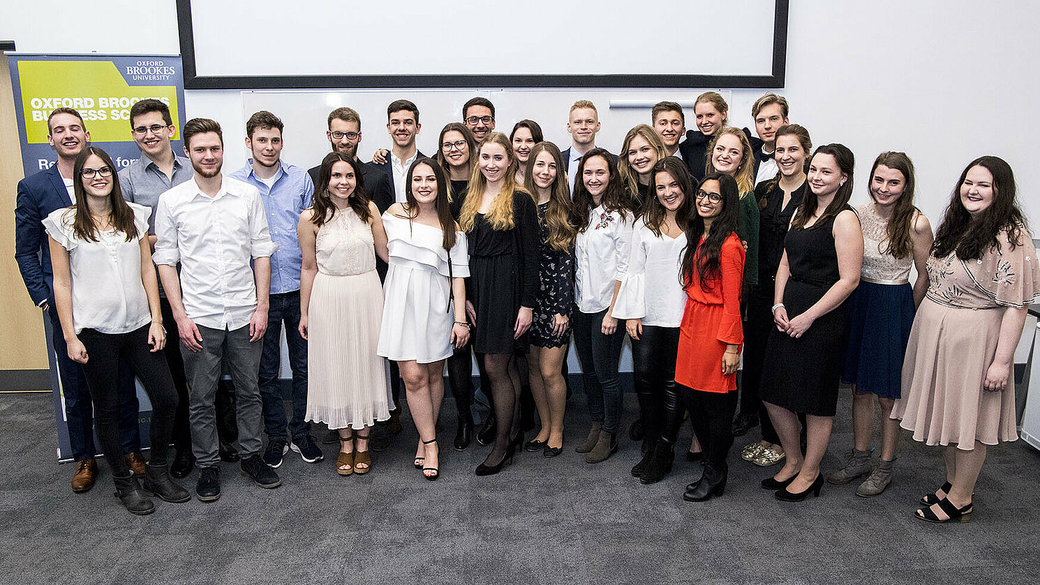 Studiengangkohorte 2017/2018 der OTH Regensburg in Oxford Brookes