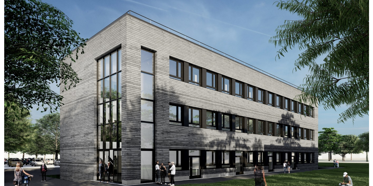 So soll der neue "Modulbau Forschung" aussehen.