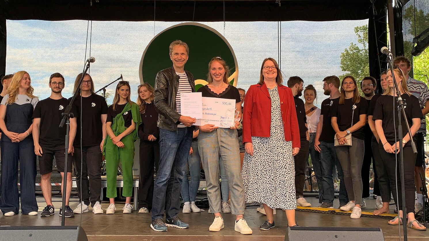 Gewinnerin Elisabeth Hockemeyer bei der Preisverleihung