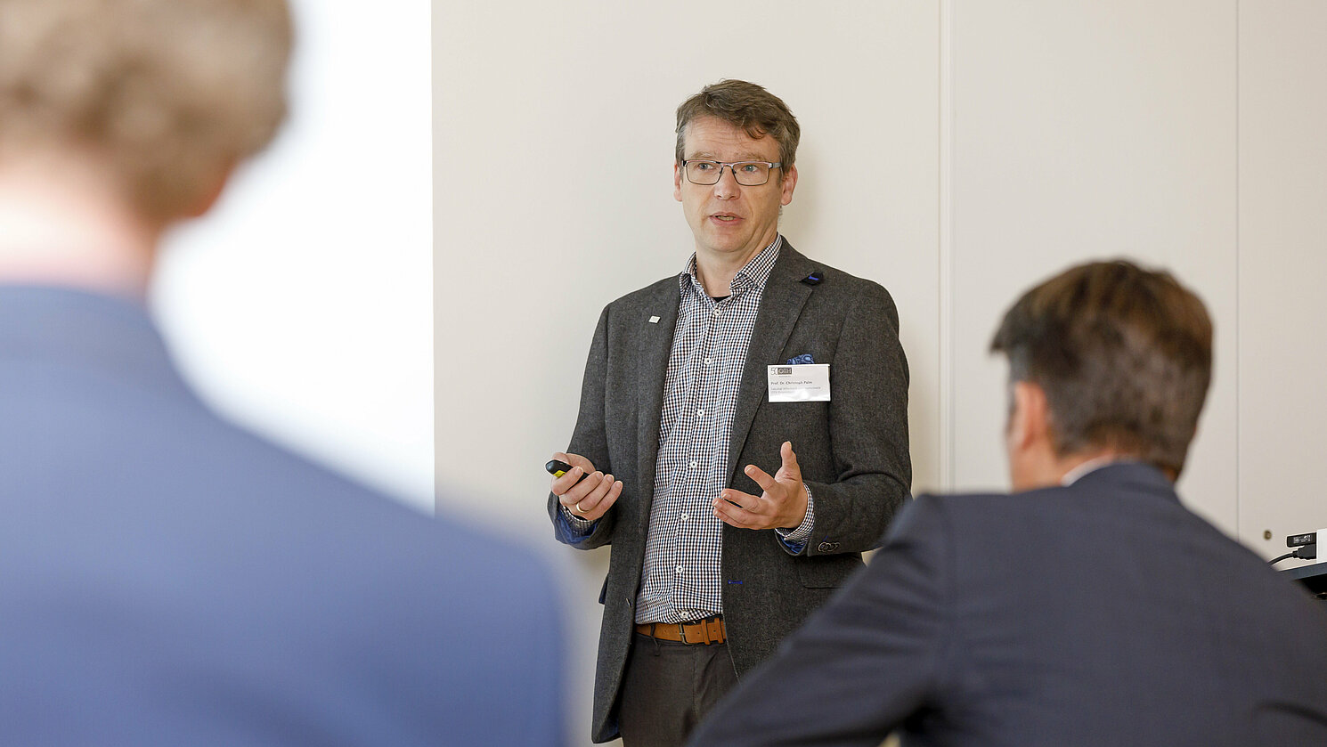 Prof. Dr. Christoph Palm erklärte, wie KI bei der Früherkennung von Speiseröhrenkrebs helfen kann.
