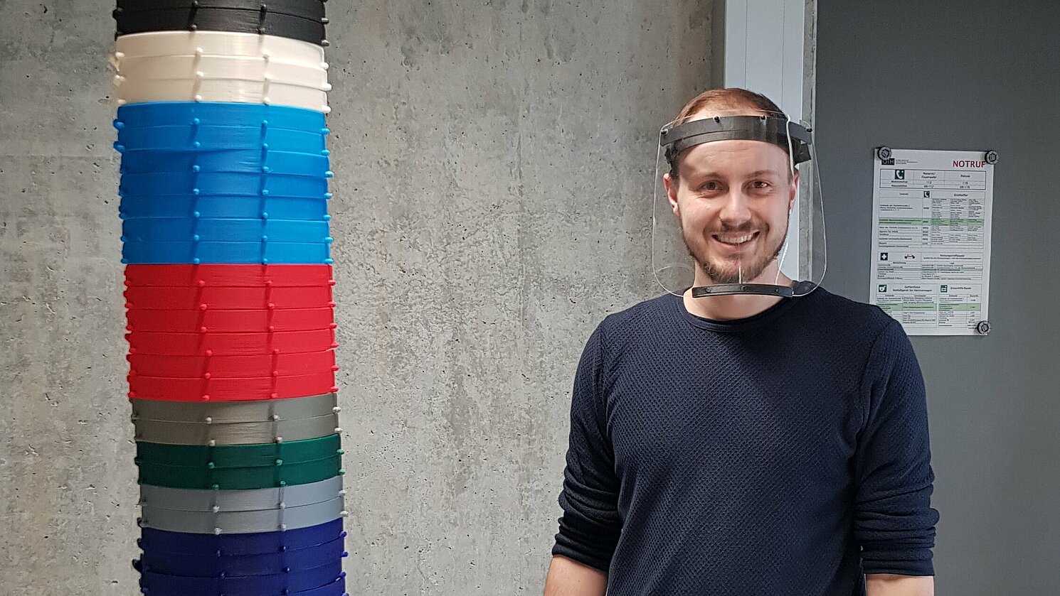 Labor-Mitarbeiter Dennis Meisner gab den Anstoß für das Projekt.