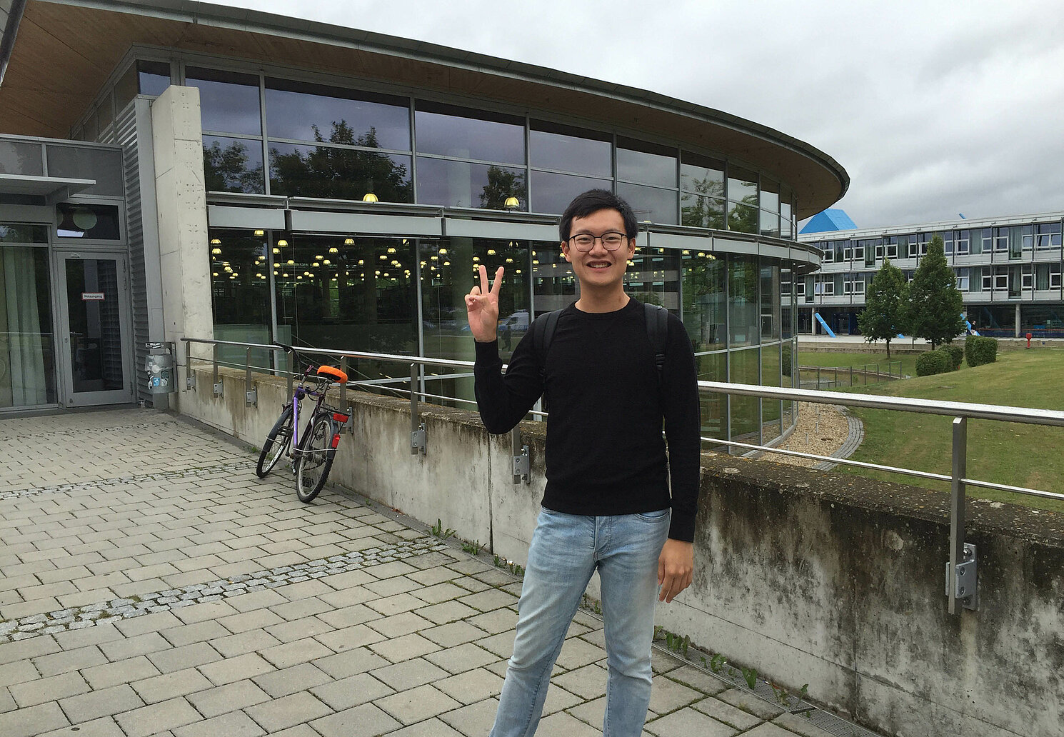 Student Yen-Lun Su aus Taiwan an der OTH Regensburg