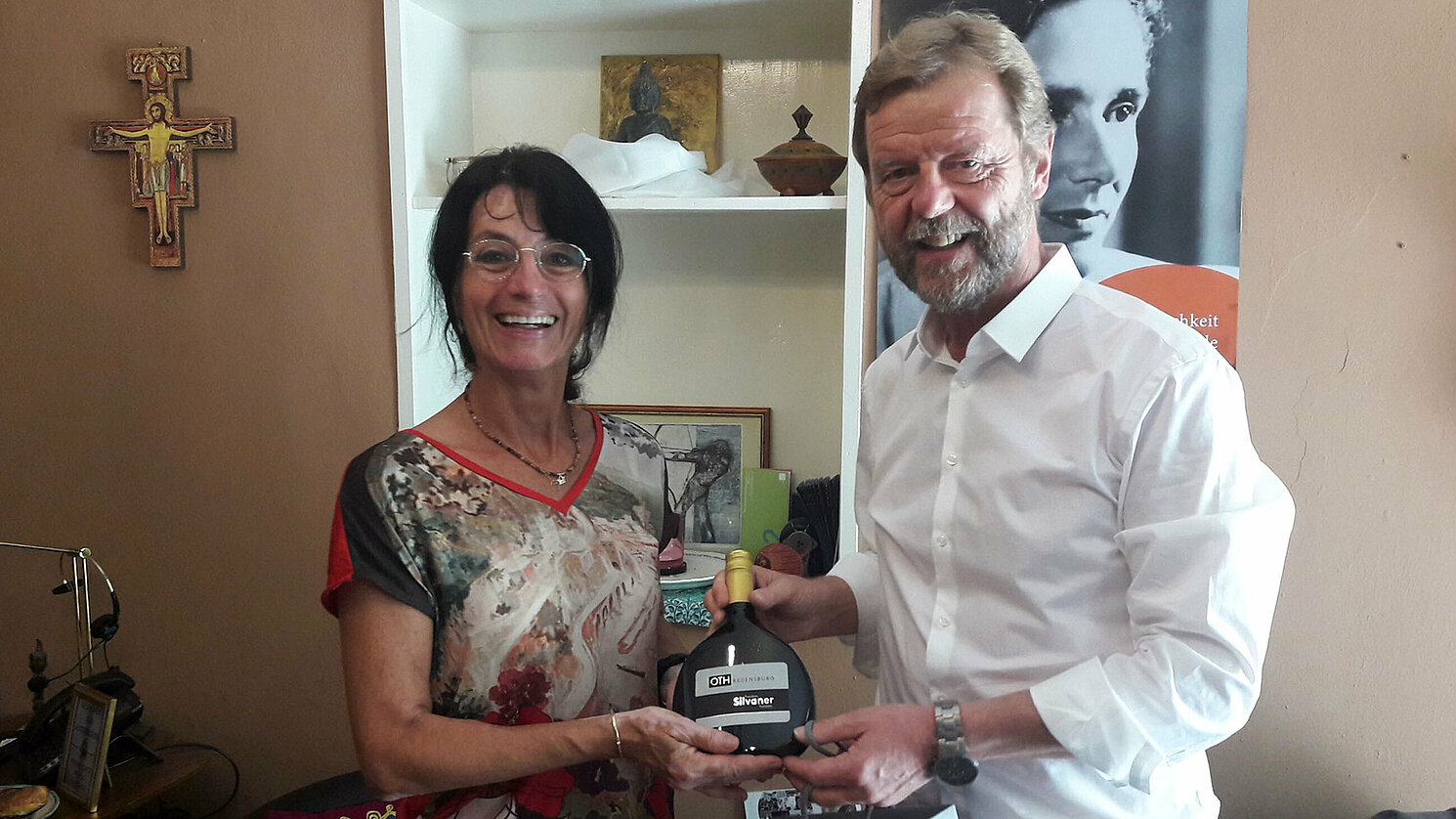 Austausch zur Hochschulpolitik: Prof. Dr. Wolfgang Baier, Präsident der OTH Regensburg, war im Bürgerbüro von MdL Kerstin Radler in Regensburg zu Gast.