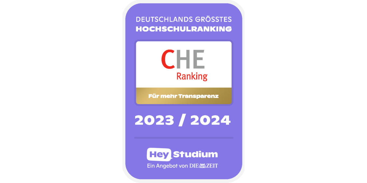 Platz Zwei im CHE-Ranking