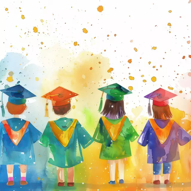 Kinder Uniabsolventen 