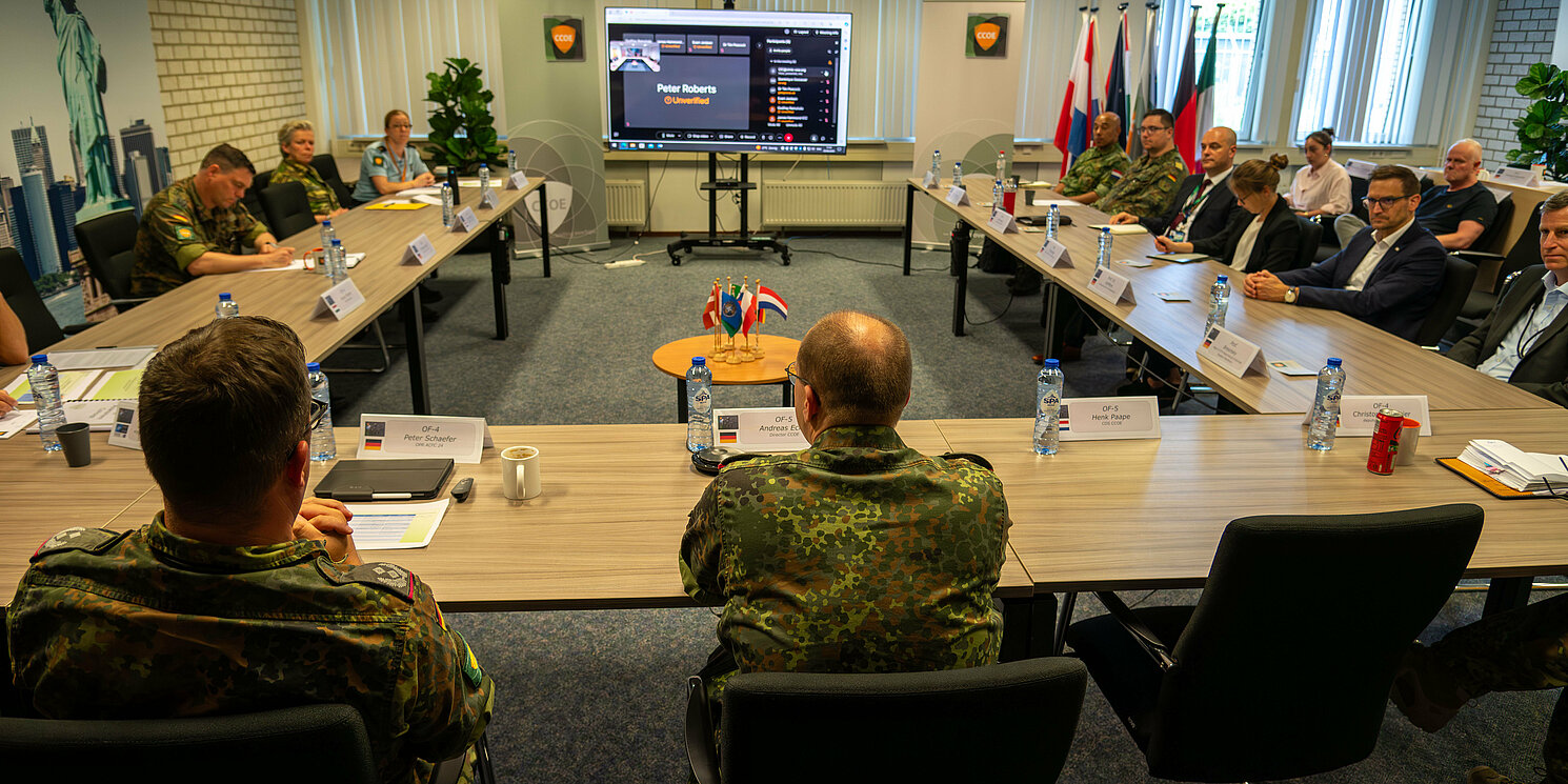 Einblick in eine Konferenz.