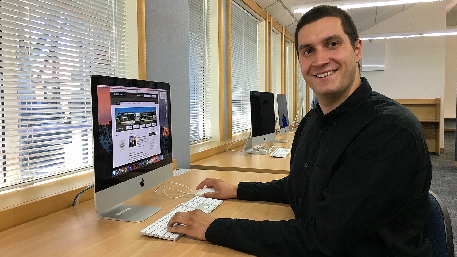 Informatik-Masterand Sebastian Pfaller von der OTH Regensburg.