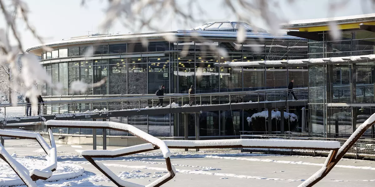 Campus im Winter