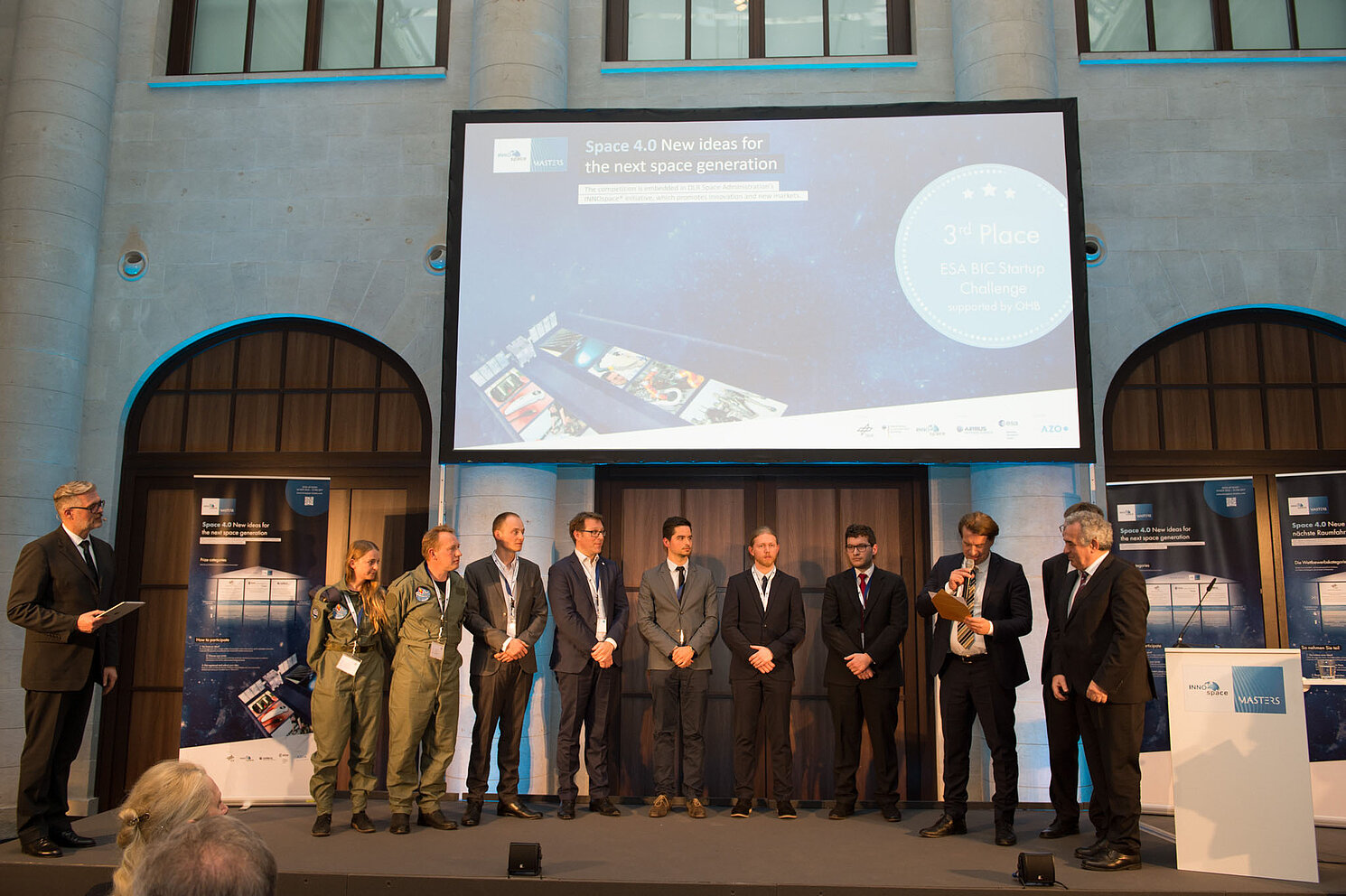 Preisverleihung ESA BIC Berlin. Foto: DLR Leuschner
