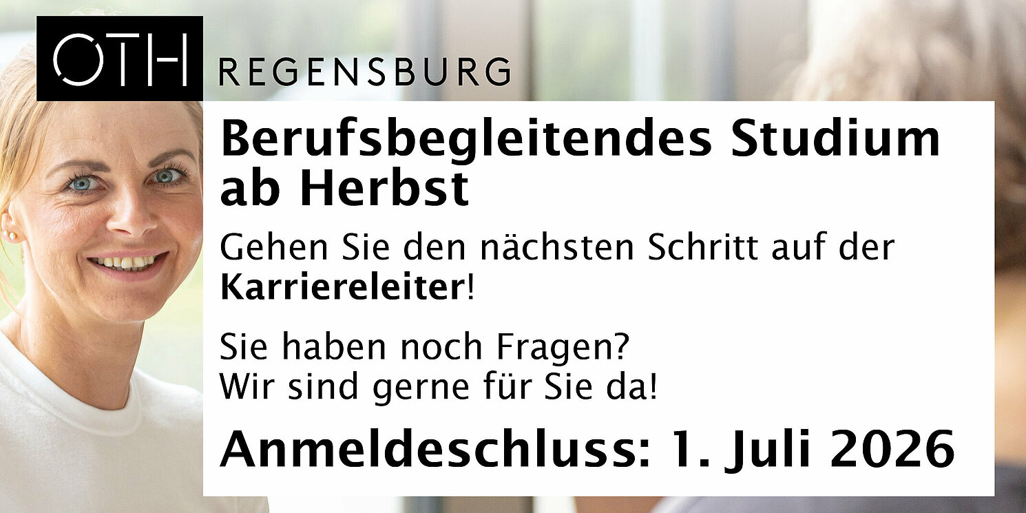 Berufsbegleitendes Studium ab Herbst