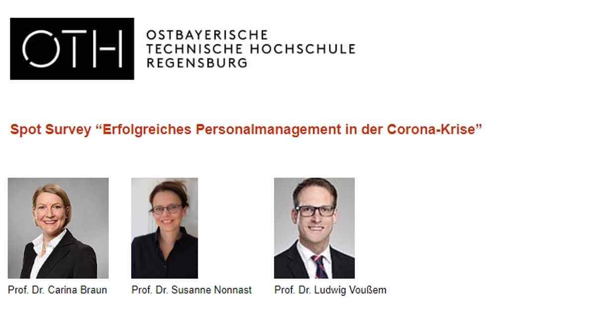 In einer kürzlichen Studie untersuchten Prof. Dr. Carina Braun, Prof. Dr. Susanne Nonnast und Prof. Dr. Ludwig Voußem die Auswirkungen der Corona-Pandemie auf das Personalmanagement.