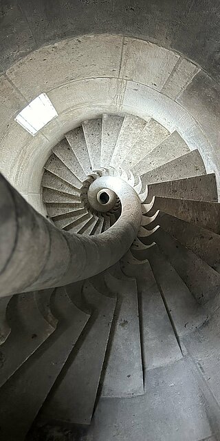 Foto einer Treppe