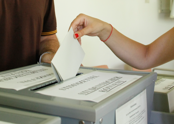 Hochschulwahl 2015. Foto: Feuerer