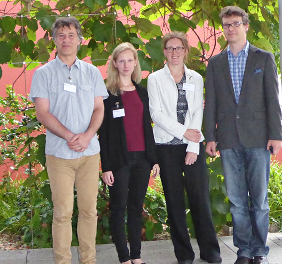 Prof. Weber, Frau Scorna, Prof. Haug, Prof. Palm. Foto: privat