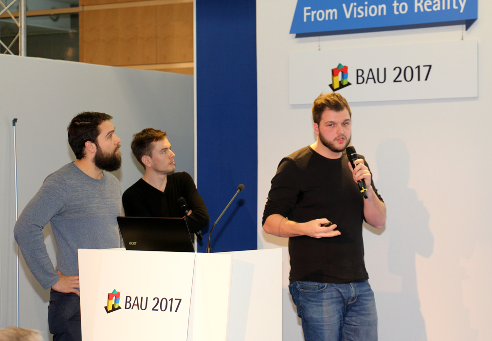 Hochschultag der Baumesse München 2017: Studierende der OTH Regensburg holen 2. Preis.