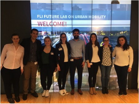 Studierende des Masterstudiengangs Europäische Betriebswirtschaft beim Future Lab on Urban Mobility in Düsseldorf