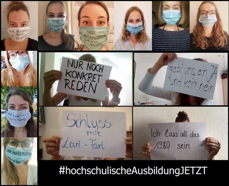 Der Wettbewerbsbeitrag der Studierenden des Bachelorstudiengangs Logopädie an der OTH Regensburg zur Aktion des Arbeitskreises Berufsgesetz der Logopädie/Sprachtherapie. 