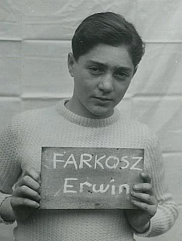 Erwin Farkas als 16-Jähriger im Kloster Indersdorf. Foto:Andlauer