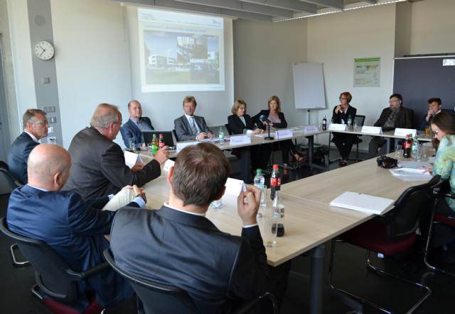 Pressekonferenz an der OTH Regensburg.