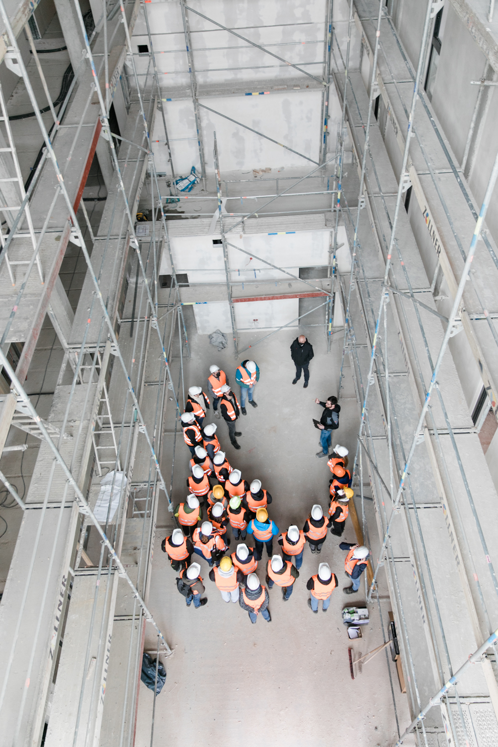 Besichtigung Ausbau Building Lab