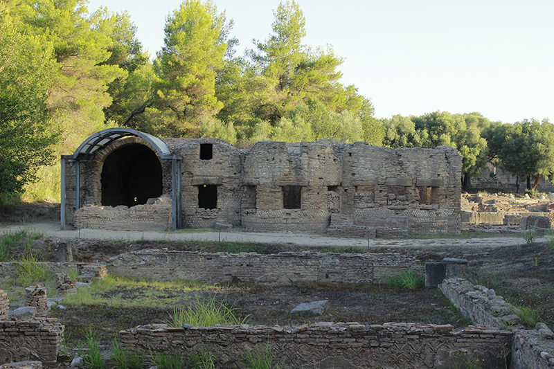 Das Heizschachtsystem in den Wänden sorgte für die Erwärmung der Raumluft im Bad. Foto: Raphaela Pain