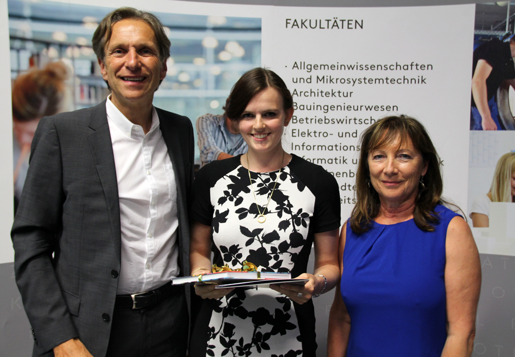 Die Diversity-Preisträgerin Elisabeth Mosena mit Eduard B. Wagner.