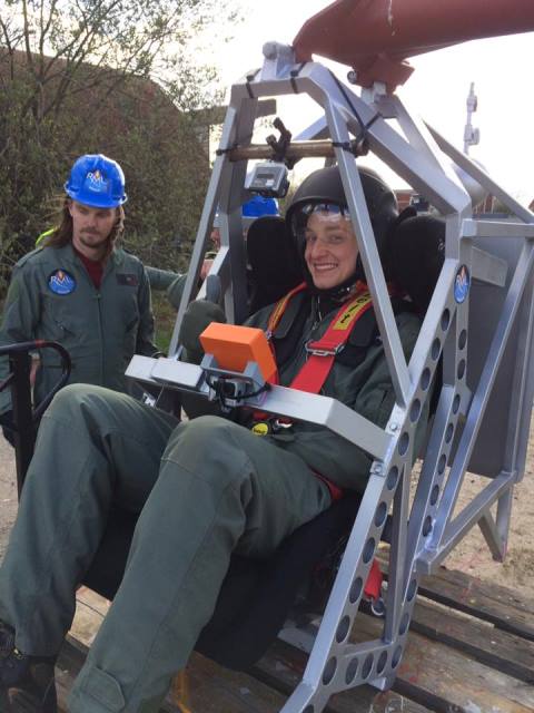 Zentrifugen-Training. Foto: Flemming Ottsen
